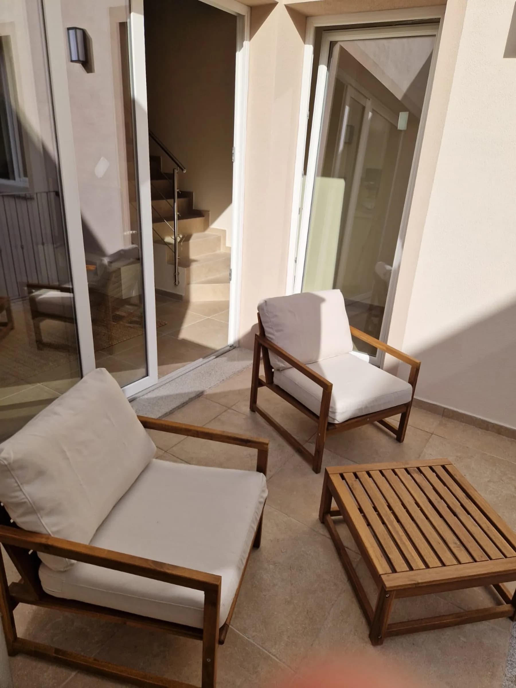 Terrasse intérieure premier étage